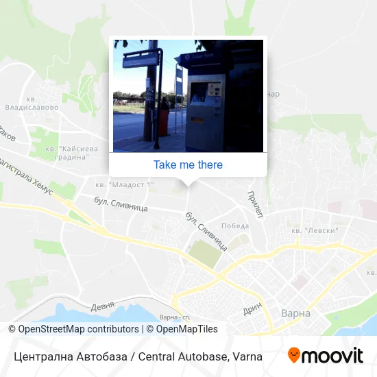 Карта Централна Автобаза / Central Autobase