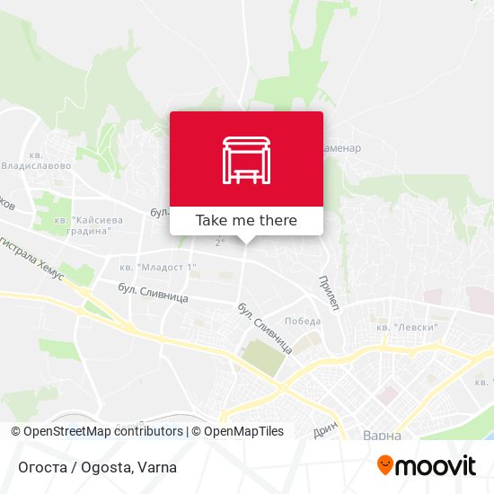 Огоста / Ogosta map