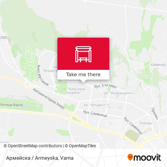 Армейска / Armeyska map