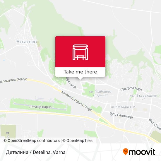 Детелина / Detelina map
