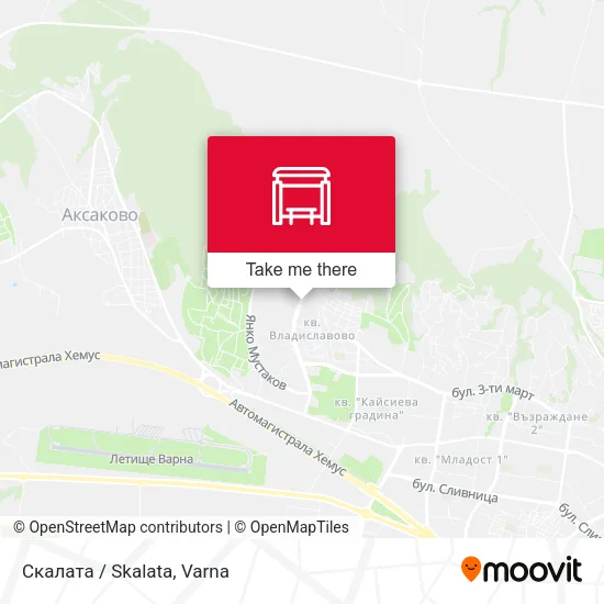 Карта Скалата / Skalata