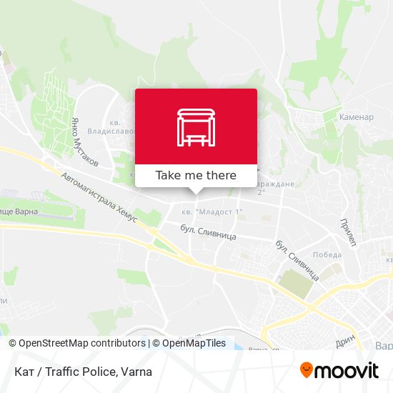 Кат / Traffic Police map