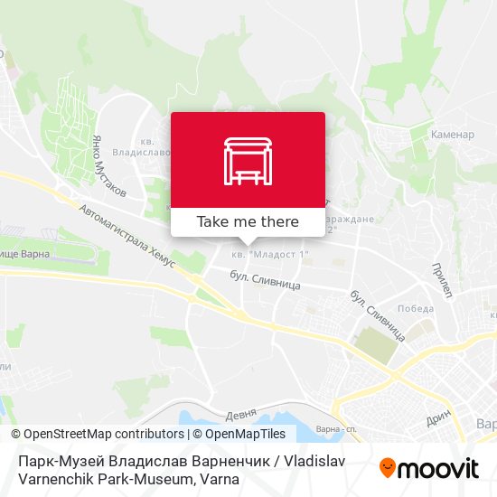 Парк-Музей Владислав Варненчик / Vladislav Varnenchik Park-Museum map