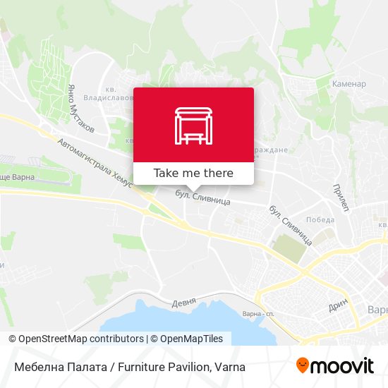 Мебелна Палата / Furniture Pavilion map