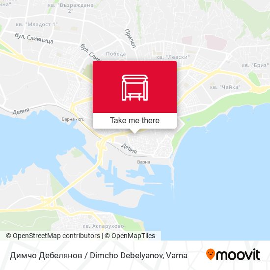 Димчо Дебелянов / Dimcho Debelyanov map