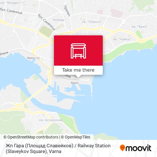 Жп Гара (Площад Славейков) / Railway Station (Slaveykov Square) map