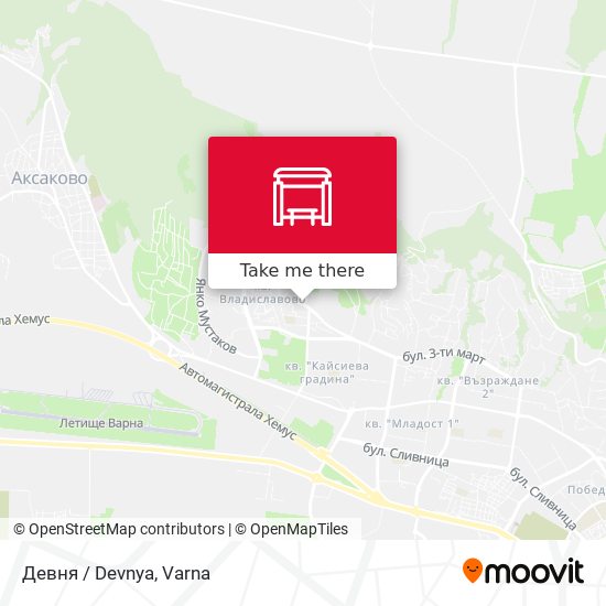 Девня / Devnya map
