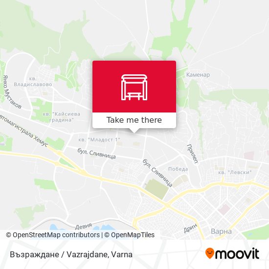 Възраждане / Vazrajdane map