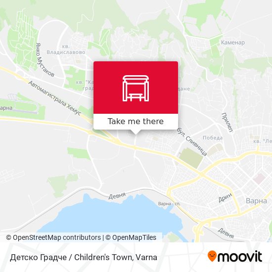 Детско Градче / Children's Town map