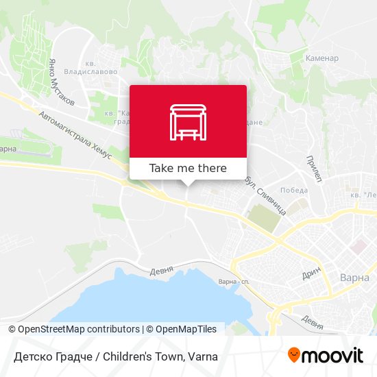 Детско Градче / Children's Town map