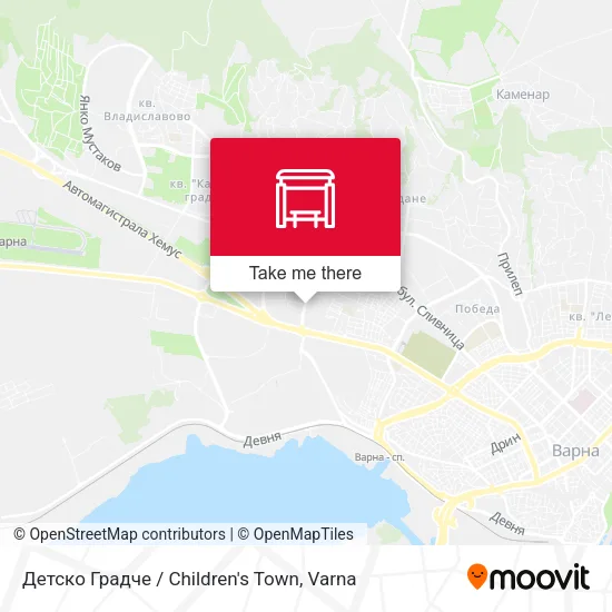 Карта Детско Градче / Children's Town