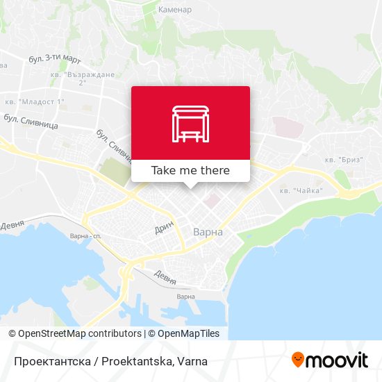 Проектантска / Proektantska map
