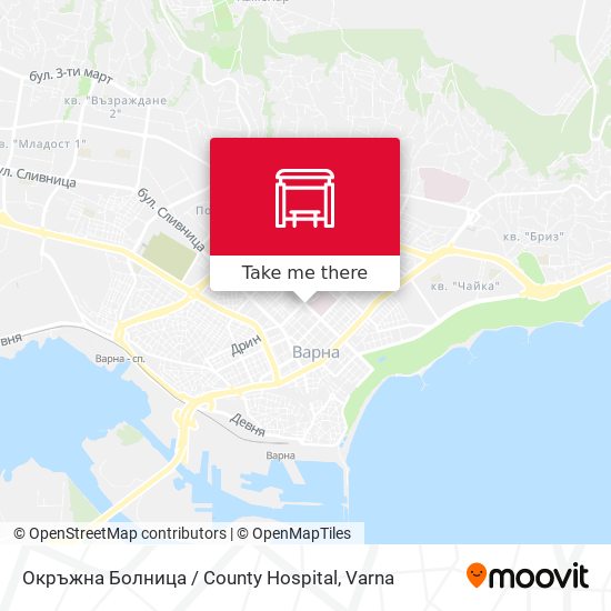 Окръжна Болница / County Hospital map