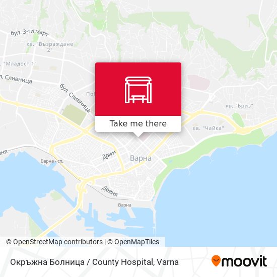 Окръжна Болница / County Hospital map