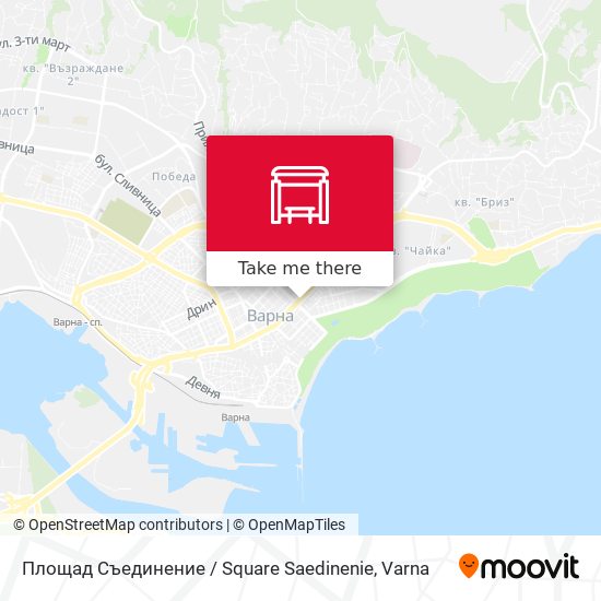 Площад Съединение / Square Saedinenie map