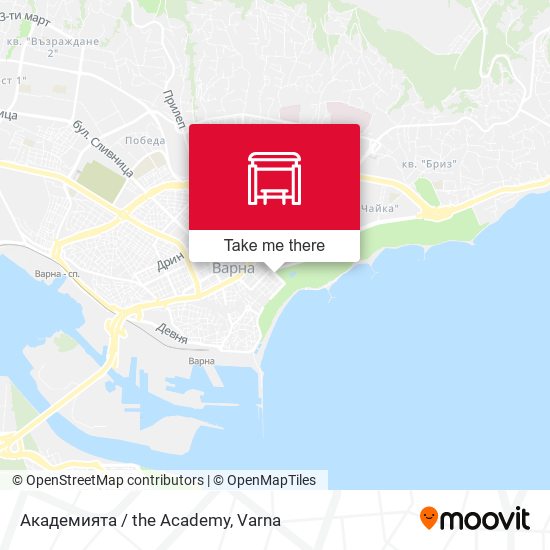 Академията / the Academy map