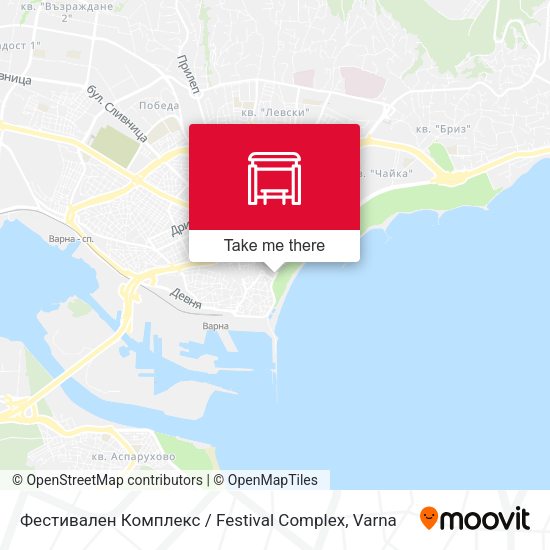 Карта Фестивален Комплекс / Festival Complex