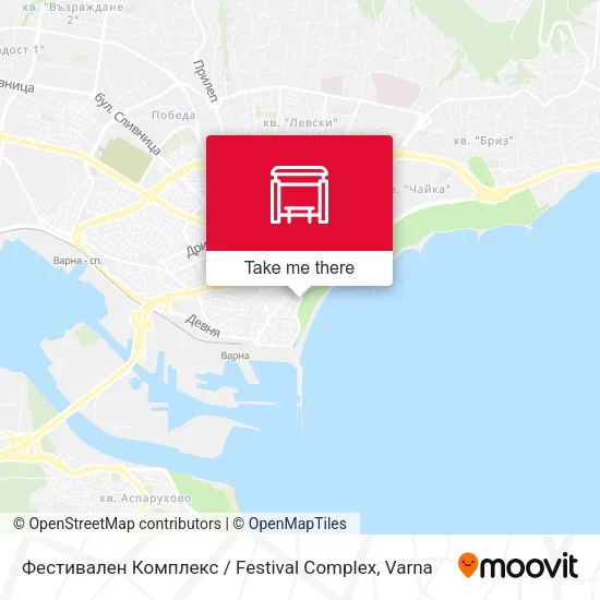 Карта Фестивален Комплекс / Festival Complex