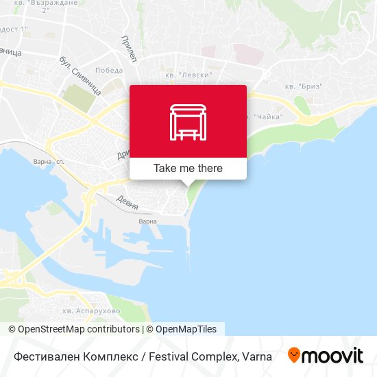 Карта Фестивален Комплекс / Festival Complex