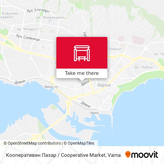 Кооперативен Пазар / Cooperative Market map