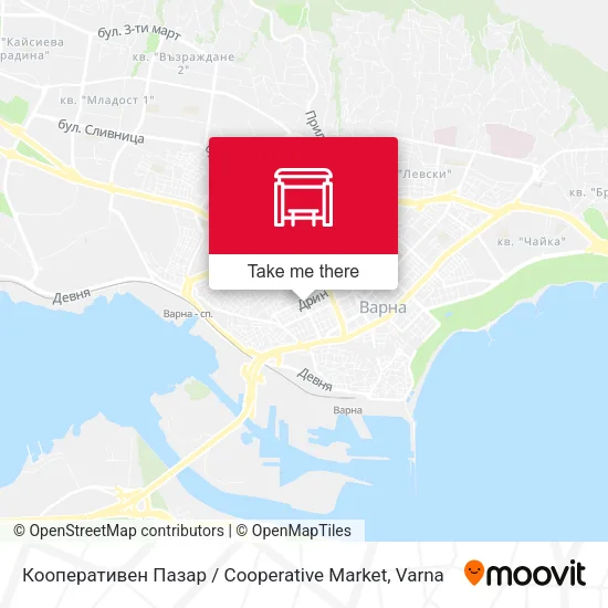 Карта Кооперативен Пазар / Cooperative Market