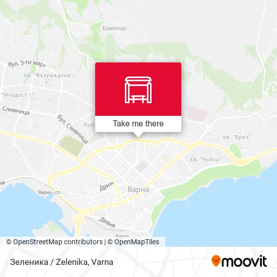 Карта Зеленика / Zelenika