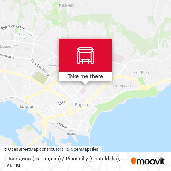 Пикадили (Чаталджа) / Piccadilly (Chataldzha) map