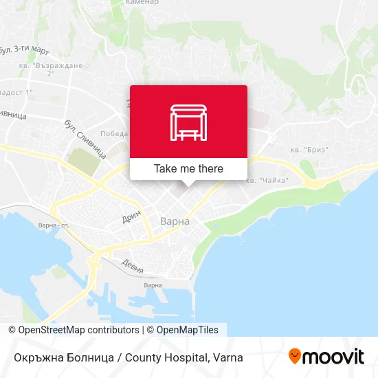 Карта Окръжна Болница / County Hospital