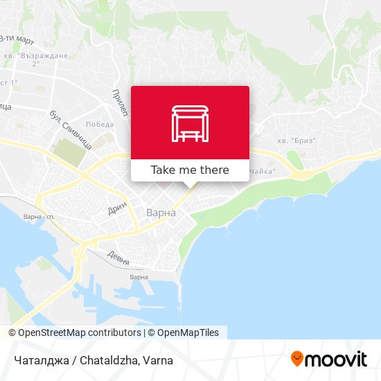 Чаталджа / Chataldzha map