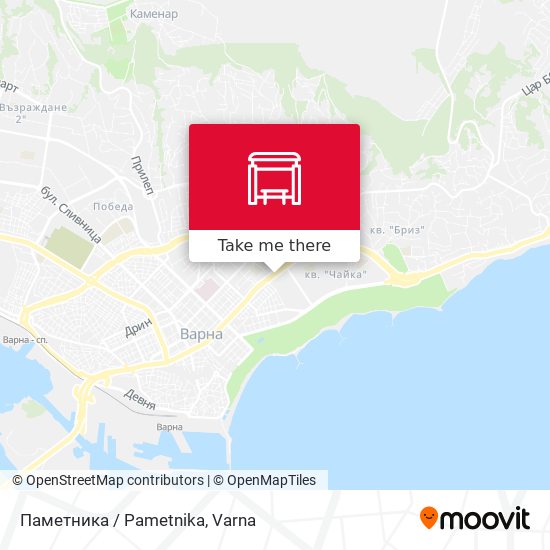 Паметника / Pametnika map