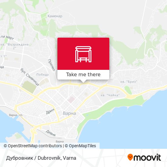 Дубровник / Dubrovnik map