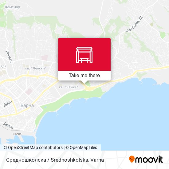 Карта Средношколска / Srednoshkolska