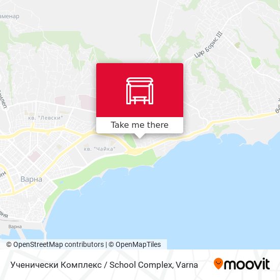 Ученически Комплекс / School Complex map