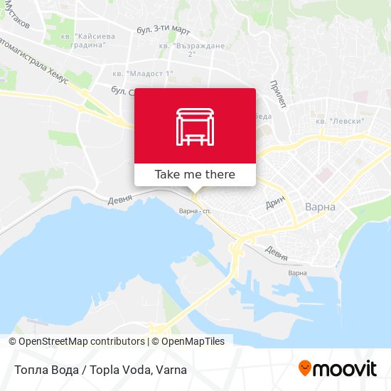 Топла Вода / Topla Voda map