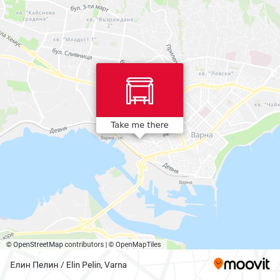 Елин Пелин / Elin Pelin map