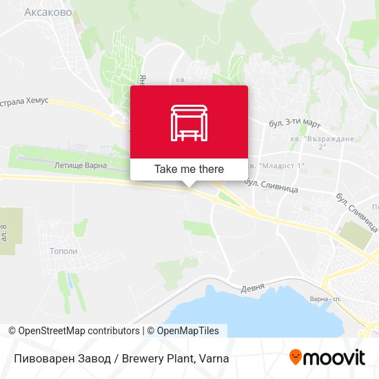 Карта Пивоварен Завод / Brewery Plant