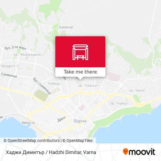 Хаджи Димитър / Hadzhi Dimitar map