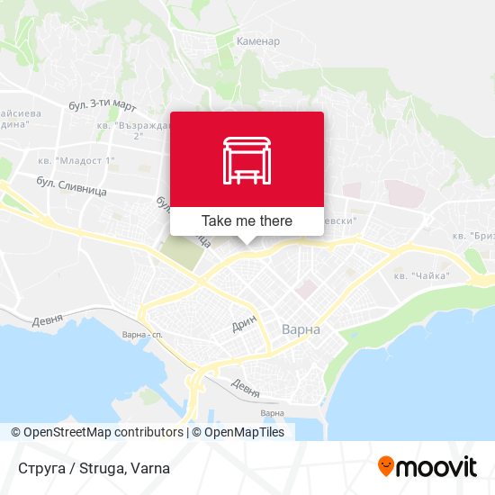 Карта Струга / Struga