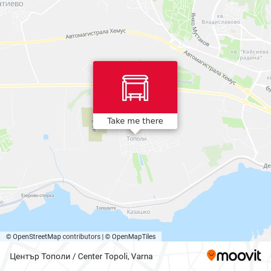 Център Тополи / Center Topoli map