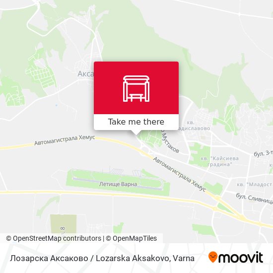 Лозарска Аксаково / Lozarska Aksakovo map