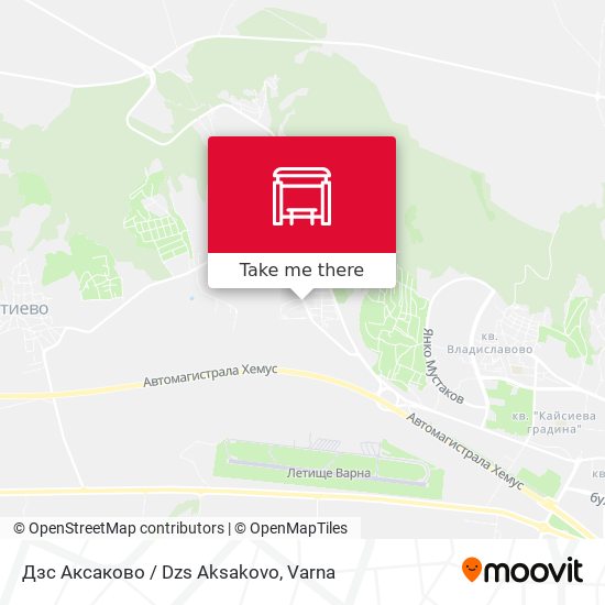 Дзс Аксаково / Dzs Aksakovo map