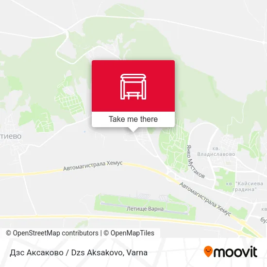 Карта Дзс Аксаково / Dzs Aksakovo