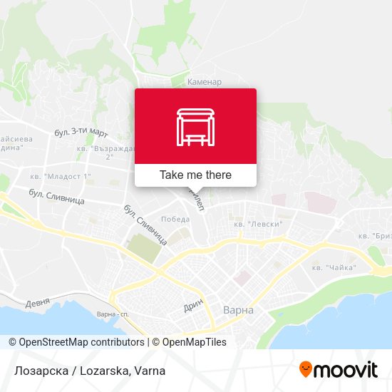 Карта Лозарска / Lozarska