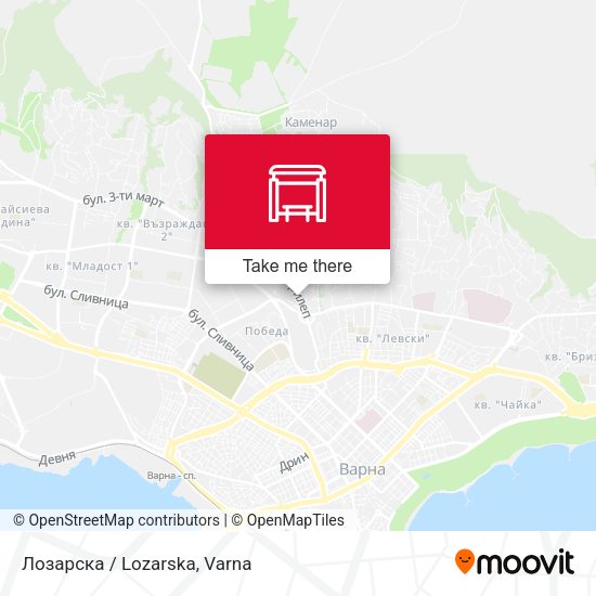 Карта Лозарска / Lozarska