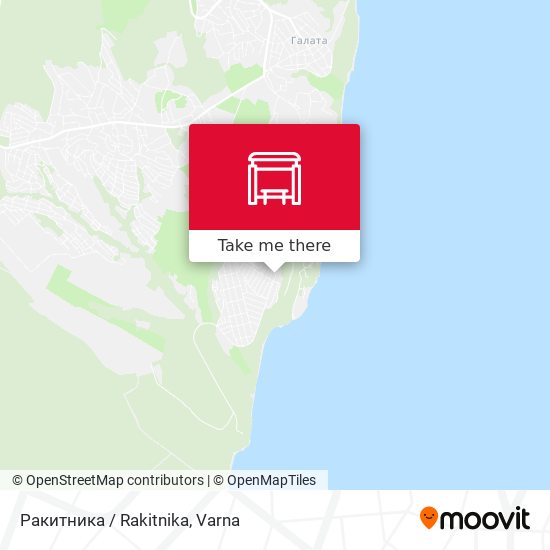 Ракитника / Rakitnika map