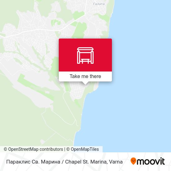 Карта Параклис Св. Марина / Chapel St. Marina