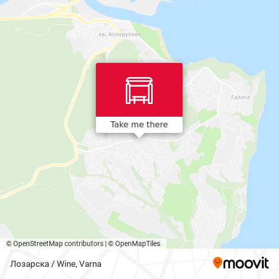 Лозарска / Wine map