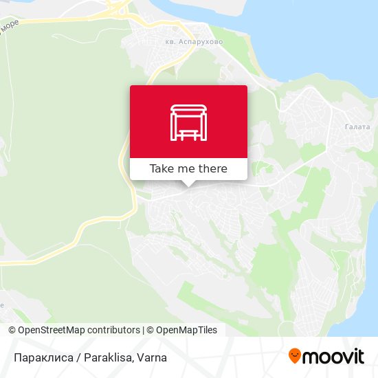Параклиса / Paraklisa map