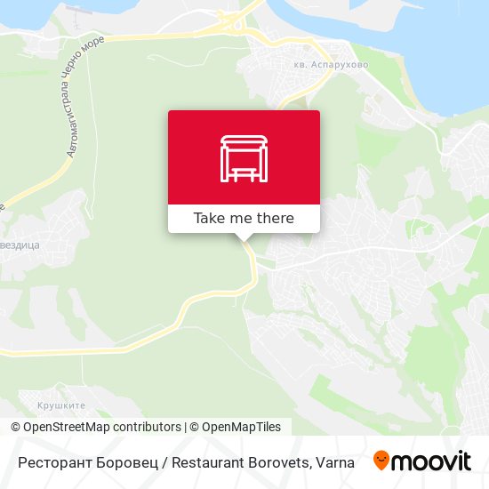 Ресторант Боровец / Restaurant Borovets map