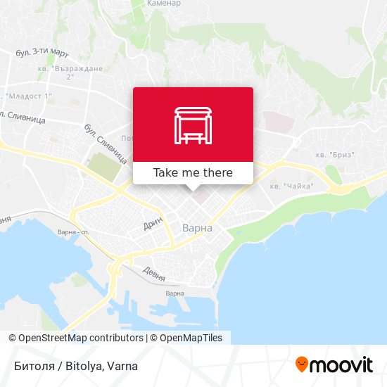 Битоля / Bitolya map